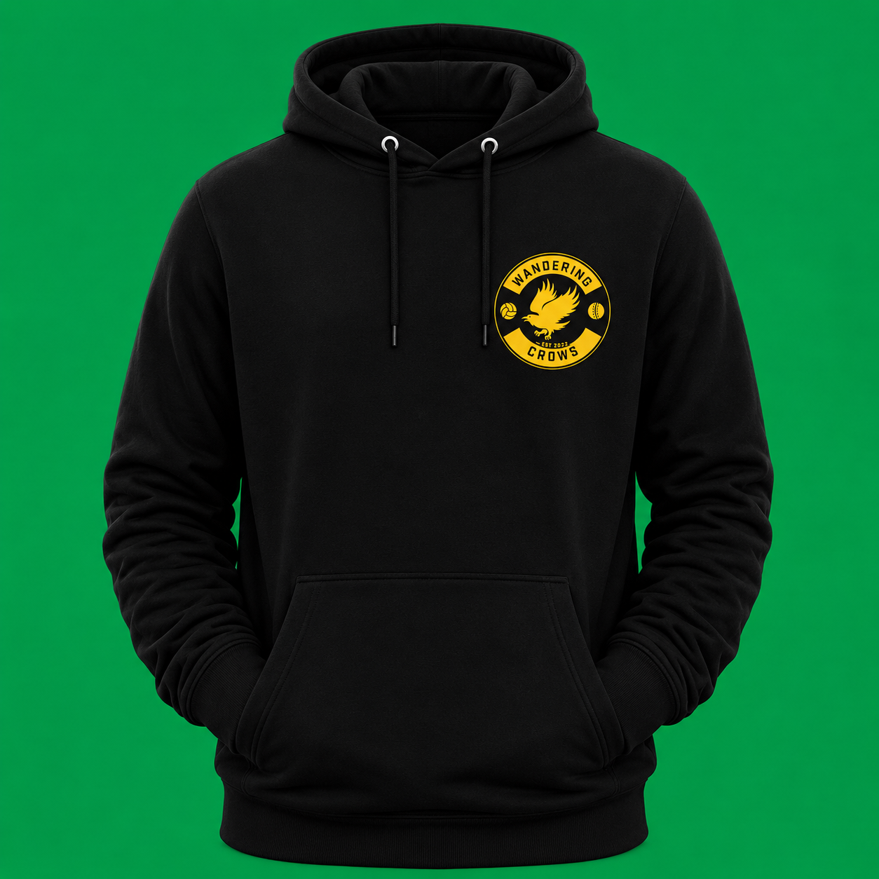 WANDERING CROWS 'SLOGAN' BACK HOODIE